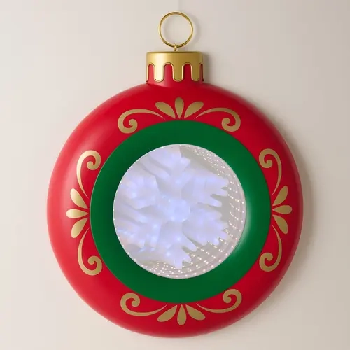 Kringle Express 20" Blowmold Ornament with LED Snowflake