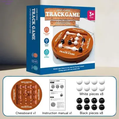 Logic Track Chess 2-Player Battle Board Game, Educational Strategy Toy for Kids, Brain Training & Thinking Development Tabletop Game, Ideal Interactive Gift for Birthdays, Family Gatherings & Classroom Activities