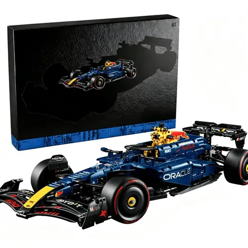 25 inches RB20 Car Building Set for Adults, 1639 pieces, 1:8 scale - Room or Office Decor for Men & Women, Ages 18+ - F1 Gifts for Fans - Authentic Details #Summervibes