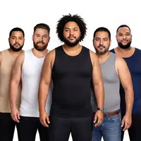 Qore Logiq - Men's Compression Tank Top | Sleeveless Shapewear Undershirt, Slim-Fit Menswear Undergarment with Tummy Control, Sleeveless Frees Arms to Move, Supportive Yet Flexible for Movement