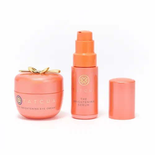 TATCHA Brightening Eye Cream and Mini Brightening Serum