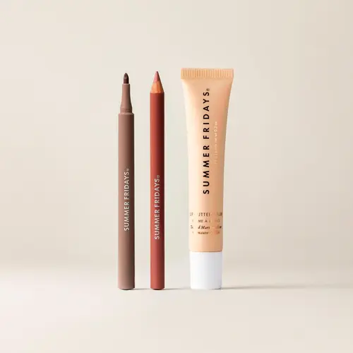Lip Combo in Toasted Marshmallow | Lip Butter Balm, Flushed Lip Stain and Softline Lip Liner