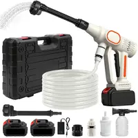 21V Cordless Pressure Washer with Charger Base, Portable Bottle Power Washer for Car, Home & Garden#summerfinds