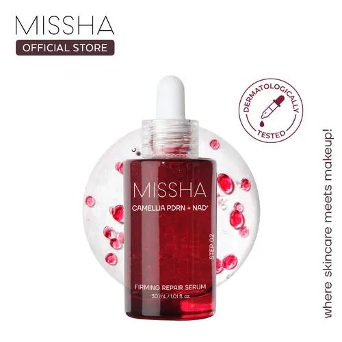 [MISSHA Official] PDRN NAD FIRMING REPAIR SERUM - Glow Boosting, Skin Energy Recharge, Boost Volume, Radiance, Glow Zone Repair Booster Ampoule