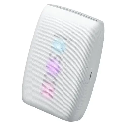 Fujifilm Instax Mini Link 3 Inkless Portable Handheld Printer - Compact, 2 x 3-inch Instant Prints, Clay White, App and Bluetooth Pairing, LED Lights, Adjustable Image Quality, Collage & 3D Augmented Reality Effects (Computers & Office Printers)