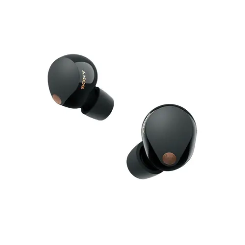 Sony WF-1000XM5 Truly Wireless Noise Canceling In Ear Headset (Black Plastic) - Bluetooth Audio, 360 Sound Space, AI DSEE Restore, 24-Bit Audio Processing, Mics for Digital Streaming