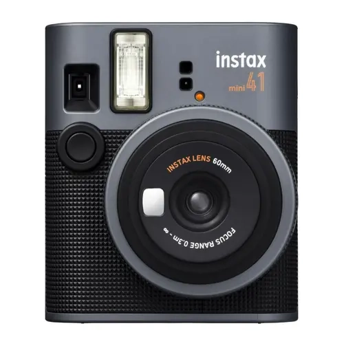 Fujifilm instax mini 41 Sleek Black Camera with Built In Selfie Mirror