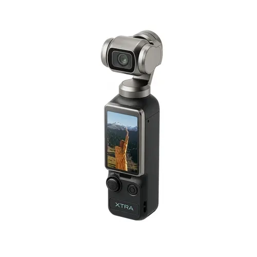 Xtra Muse Gimbal Stabilizer Digital Camera - 4K/30fps Video Recording, Smart Tracking, Portable Design, Built-In Screen, Audio Support, Secure Lock, Included Receiver, Xtra Muse Vlogging Camera for Outdoor Sports