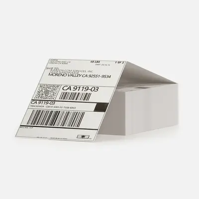 JADENS 4x6 Thermal Printing Labels - 500 Labels for Thermal printer Waterproof, BPA/BPS Free, Most Thermal Printer, Perforated, Commercial Grade