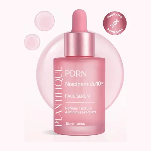 [PLANTIFIQUE Official Shop] 10% Niacinamide Plant-Based Face Serum 30ml - Alcohol-Free Daily Care, Tranexamic & Hyaluronic Acid, Brightening, Pore-Refining, Even Tone Support for Sensitive Blemish-Prone Skin (Anti-Blemish Black Spots Serums & Essences)