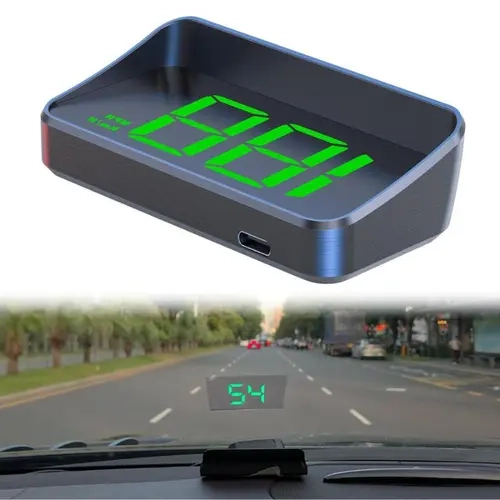 Joytutus Car GPS Head-Up Display, Universal Automotive Electronics, USB Plug & Play, Dual Satellite System, Multi-Function Speedometer, Easy Installation, Real-Time Info, Fits All Vehicles, Less Screen Glancing, Father's Day Gift, Car Accessories