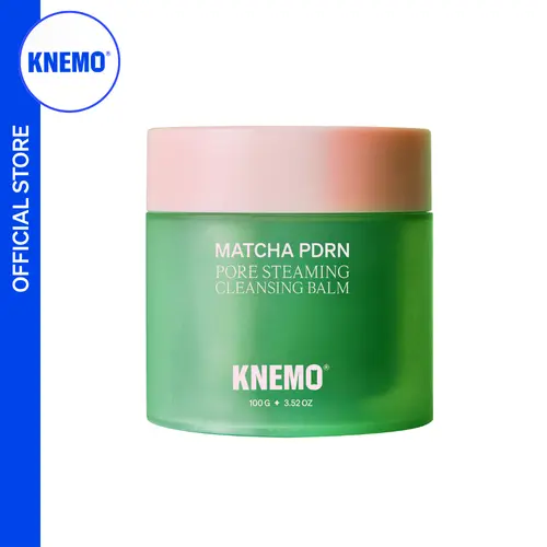 [KNEMO Official] Matcha-Milk Balm with Ceramides & Corylus Avellana (Hazelnut) Seed Extract, Cleansing Hydrating PDRN Pore Steaming Makeup Remover, Anti-Clog Facial Cleanser