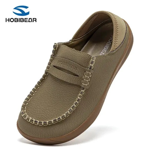 HOBIBEAR Women's Lightweight Loafer Shoes Flats - Elegant Casual Wide Fit Footwear with Round Toe, Slip-On Design for Busy Mornings, All Seasons Everyday Active Wear