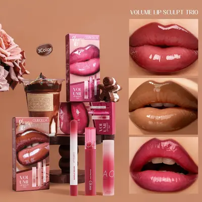 3 Piece Matte Lip Liner Set, Water Gloss Lipstick Makeup Combo, Long-Lasting Non-Fading, Easy Application, Perfect for Students and Dates, Lippie Pencil Kit【US 2026 Deals for You Days】