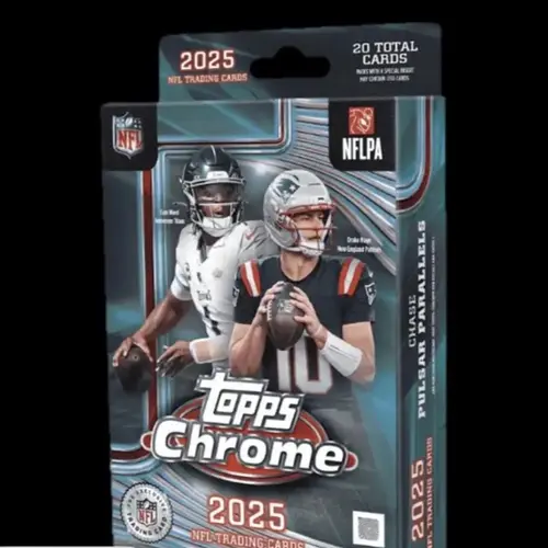 Topps chrome hanger box break upgrade - nfl football