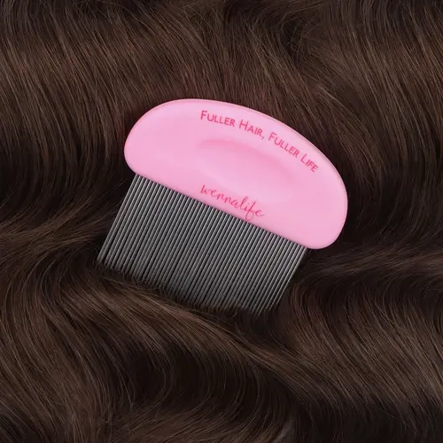 WENNALIFE Tape Removal Comb for Tape-in Extensions, Fine Stainless Steel Teeth for Easy Glue Residue Removal, Scalp-Safe No-Pull Ergonomic Design for Salon & Home Use #TikTokShopFallDealsForYou #sohochic