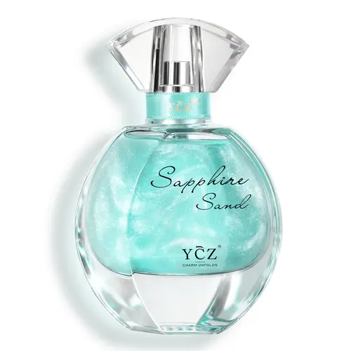 [YCZ] Sapphire Sand Perfume | 50 mL / 1.7 fl oz EDP | Fruity Floral Fragrance | Perfume for Women | Lucky, Airy & Full of Hope, Long-Lasting for Dates, Work and Everyday Wear, Inspired by the Beautiful Things Waiting Just Around the Corner
