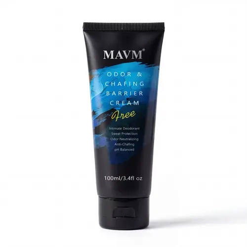 MAVM Men's Aluminum-Free Alcohol-Free Underarm Antiperspirant Cream - 3.4 oz/100 ml Body Deodorizer, Cornstarch-Infused Fresh Woody Citrus (Cedarwood) Scent, All Skin Types, Sweat & Odour Control, Anti-Chafing Summer Protection