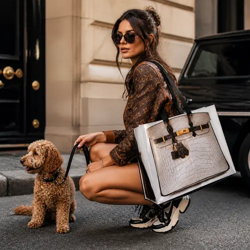 Women's Woven Tote Bag - 2026 Viral Hit, Chic Woven Look Elevates Basics, Playful Humor Vibe, High Capacity Daily Carry, Waterproof Fold Exquisite Luggage Accessory