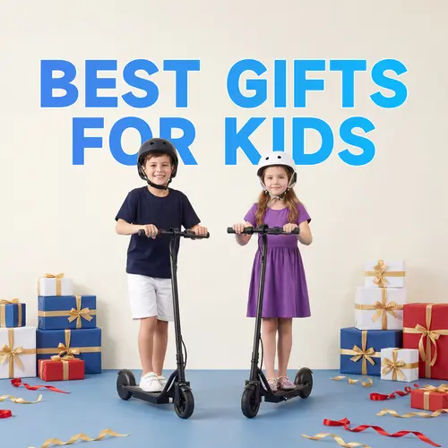 VOLTVOGUE VT4 Kids Electric Scooter, 250W Motor, 3 Speed Modes, Up to 9 MPH, 6.5" Solid Tires, Lightweight & Safe Ride for Children