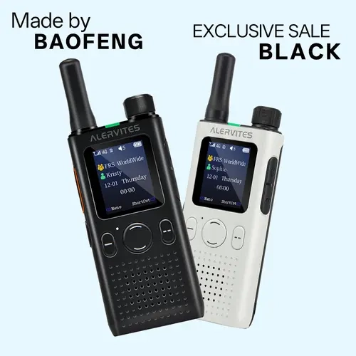 Alervites AT1 Portable PoC Walkie Talkie - Lifetime Free No Hidden Fees, Supports Multiple Groups, Fast Team Setup, Unlimited Range via 4G LTE, Business-Focused, Engagement-Ready