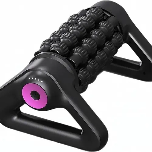 Massage Roller, Electric Muscle Roller, Traingle Design Massager | 2 Using Ways, 5 Speed Rolling Massager, Rechargeable, Deep Tissue Muscle Relax for Legs, Calves, Neck, Foot, Arms, Back