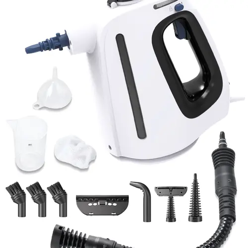 Handheld Multi Surface Steam Cleaner, UPGRADED Pressurized Steamer with 11 Accessories, 15-Second Fast Heating, High-Temperature Cleaning, Large-Capacity for Home Kitchen, Cars, Windows Use, Steam Cleaner for House