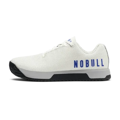 NOBULL Women's Outwork Edge Shoe in Classic White Light Gray - OG Strength Training Shoe, Durable Gym Trainer, Lifting Sneaker