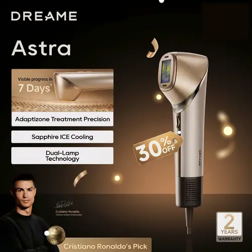 【Limited-Time Deal】Dreame Astra IPL Hair Removal Device Elevate your at-home hair removal experience with professional performance