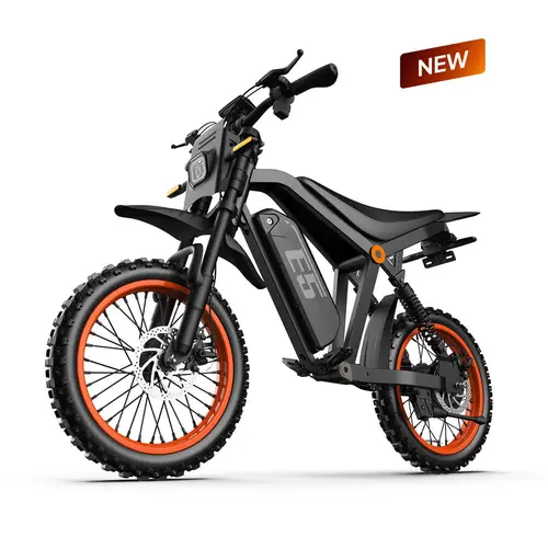 2026 NEW E5 2000W Electric Bike, 60 Mi Range, 48V 20AH Battery, 32MPH Speed, Full Suspension, NFC & Password Unlock, 7 Speed Electric Mountain Bike for Snow, Sand