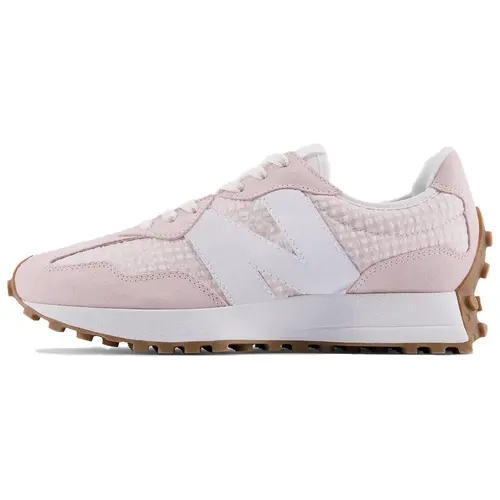 Women's NEW BALANCE 327 New Aesthetic Modern Female Sneakers - Stone Pink, Lightweight Suede-Soft Touch & Nylon, Everyday Casual Trainer Shoes