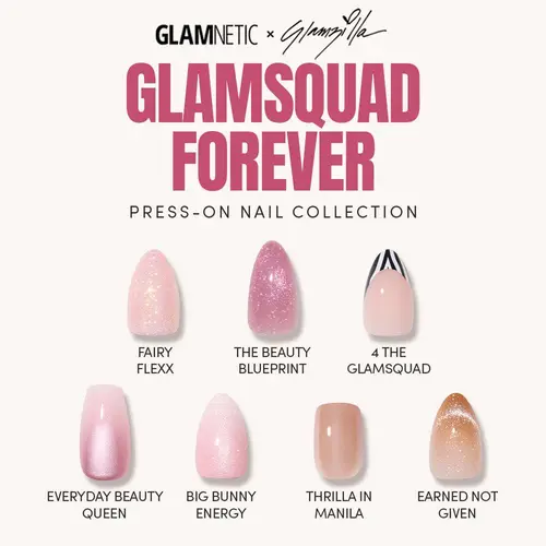 GLAMNETIC X GLAMZILLA: GLAMSQUAD FOREVER Press On Nail Collection
