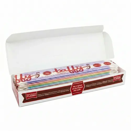 McCraws Giant Flat Taffy Candy | 24 Invidually Wrapped Foot Long  Taffy of Assorted Country Classics Flavors