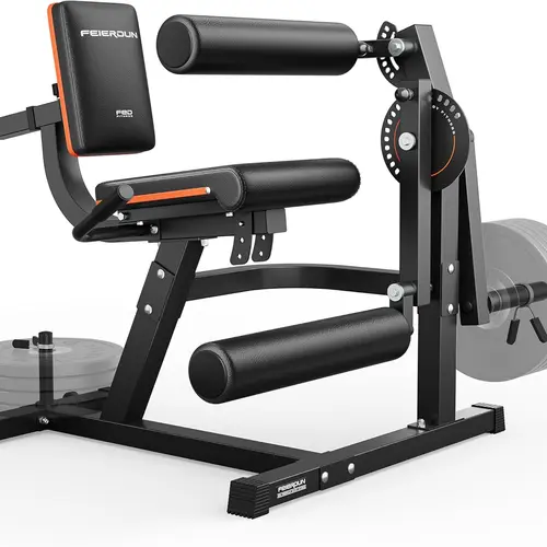 FED Fitness Compact Leg Extension Machine - 700 lbs Capacity Home Exercise Machine, Multifunctional Workout Station with Adjustable Parts, Hip Thrust Capability, Assembly Guide, Advanced Linear Bearings, Lower Body Strength Training Gear