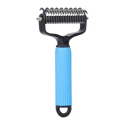 Universal Pet Detangling Comb for Dogs Grooming Tool Double-Sided Stainless Steel for Coat Care & Shedding Removal Easy to Use Essential Grooming