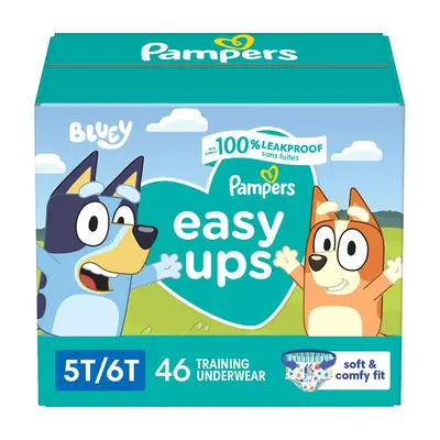 Pampers Easy Ups Boys' Diapers Super Pack - Size 5T-6T - 46ct
