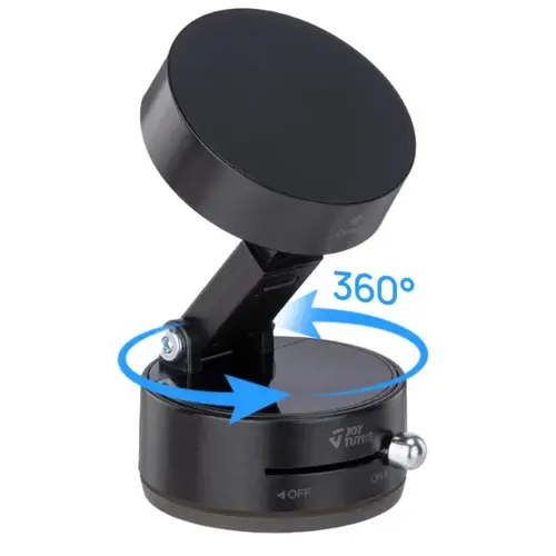 Joytutus Car Cell Phone Holder - Rotating Car Mount, 360° Rotates Suction Cup, 22 lbs Support, Folded 1.7×2.3in Easy Pack, Compact Extendable Retractable, Hands-Free Dashboard Mount for GPS/Navigation/Calls, Auto Accessory Ready for Mirror, Gym