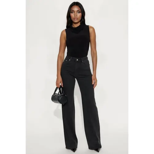 Tall Bonafide Basic Straight Leg Jeans - Black Wash