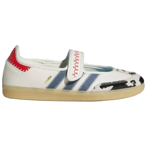 Women's Toy Story x adidas Samba Jane 'Jessie' Limited Edition Leather Casual Sports Sneakers - Adults, Toys Theme, Sporty Low Top, Iconic Stripes, Streetwear Sneaker Style Footwear