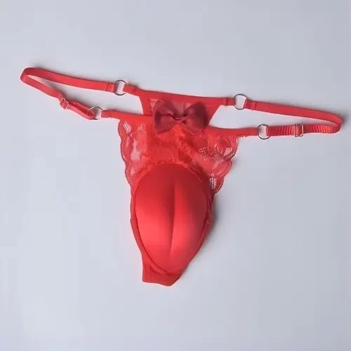 Women's 3D Padded Mesh Lace Underwear Panties - Adjustable Straps, Soft Skin-Friendly Slim Fit Lingerie, Female Sports Protective Gear for Daily Styling, Cosplay Parties