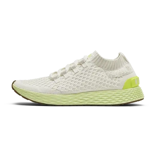 NOBULL Women's Allday Knit Shoe in Classic White Pear - Everyday Walking Sneaker, Comfortable Slip-On Shoe, Casual Trainer