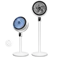 LEVOIT 2026 New R382 CoreBreeze 2.0 Portable Silent Standing Fan - 16dB Quiet, 5 Adjustable Speeds, 12H Timer, Remote Control, 24W Low Power, Detachable Blades, Buy 1 Get 1 Free Filter, Floor Pedestal Fan for Bedroom Cooling, Back to School Use