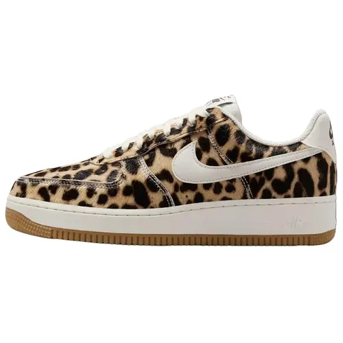 NIKE Air Force 1 Low 'Cheetah Print' Women's Classic Sneakers - Premium Leather, Durable Rubber Sole, Low Top, Bold Street Energy, Everyday Casual Walking Athletic Shoes, Premium Leather Feels Luxe Daily