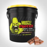 Goliath Labs Muscle Protein (12 lb) - 100% Whey Protein Powder, Muscle Growth, Gym, Fitness, Recovery, Protein Bucket