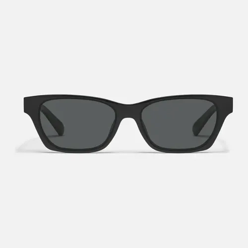 QUAY - Women's Fashion Sunglasses - IN THE CITY narrow rectangle frame modern 90s chic