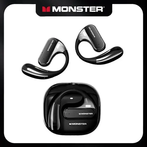 Monster Wireless Audio Earbuds - Bluetooth 6.0 Portable Chargeable Earbuds with Charging Case, Deep Bass Stereo Sound, Built-in Mic, Distinct Calls, Waterproof, for Workout & Daily Use, Games, Easy Connection - Ideal Gift for Adults - Memorial Day Deals
