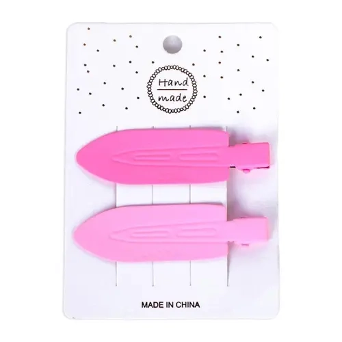Pizazz Hair Cute Colorful Hair Clip for Human Hair Wig Handmade Pink Clips