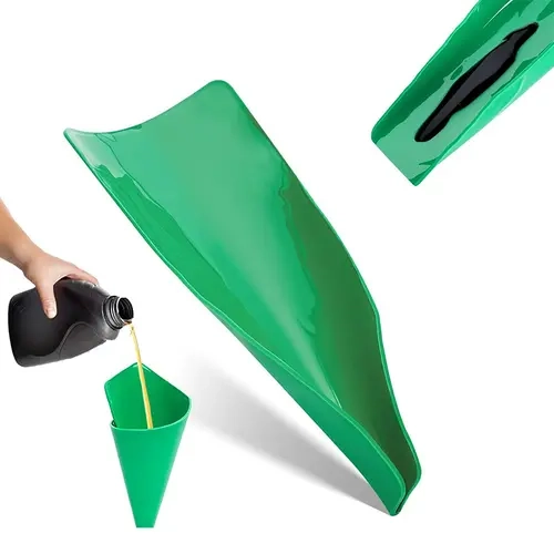 1-Pack 37cm (Length) Food Grade Moldable Oil Drain Funnel, 1× Flexible Auto Repair Tool, Mechanic Work Tools, Heat Resistant Garage Equipment, 100% Spill-Free Reusable Portable Bendable for Car/Motorcycle Tight-Space Fit Fluid Transfer