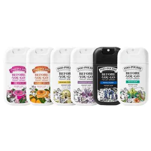 [Poo~Pourri] Pocket Toilet Spray 1oz - Travel Ready Before-You-Go Toilet Spray