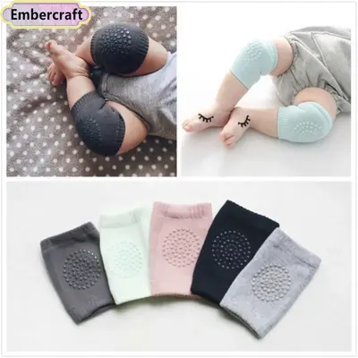 5-Pair Anti-Slip Baby Knee Pads & Kneesocks – Soft, Warm, Stretchy Infant Crawling Protectors for Toddlers, Safe Leg & Knee Guards for Indoor & Outdoor Play, Sports & Everyday Wear